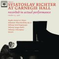 Sviatoslav Richter Recital -  Live at Carnegie Hall, October 25, 1960