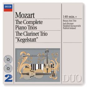 Mozart: Divertimento (Piano Trio) in B flat, KD254 - 3D Rondeau (Tempo di menuetto) / {U[EgI