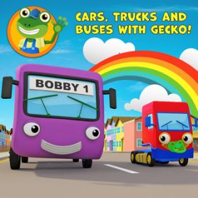 5 Green Buses / Gecko's Garage/Toddler Fun Learning