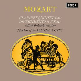 Mozart: Nlbg܏dt C K.581: 3y:Menuetto - Trio I - Trio II / At[gE{XRtXL[/EB[dtc