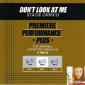 XeCV[EIR̋/VO - Don't Look At Me (Performance Track In Key Of Db)